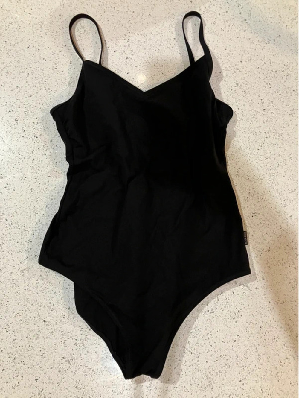 Rosa Faia Style Perfect Padded One Piece Swimsuit Black 36 C/D US 10 EUR 40
